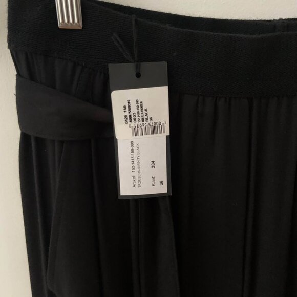 NWT Ann Demeulemeester Black Wide Leg Trousers - Picture 4 of 5